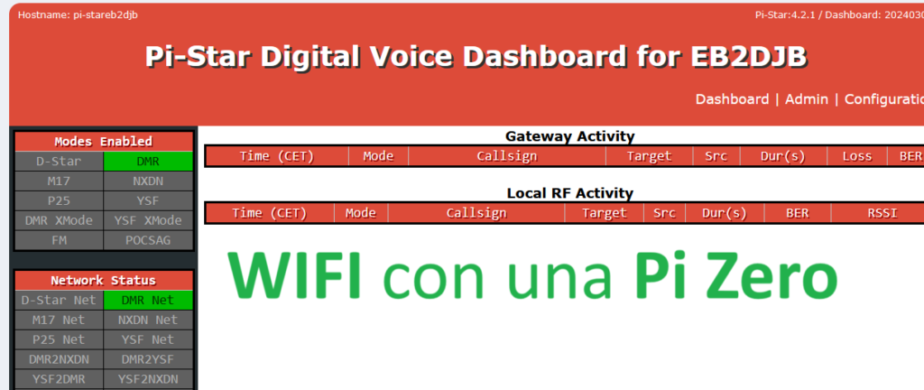 Configura wifi con una Raspberry Pi Zero